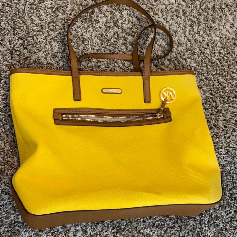 Yellow Micheal Kors Bag